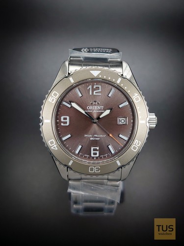 Orient mako 40mm solar brown - mako,