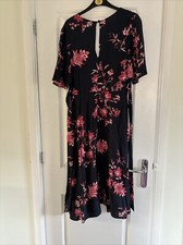 Debenhams wedding guest/occasion/formal/casual Maxi/midi dress Size10