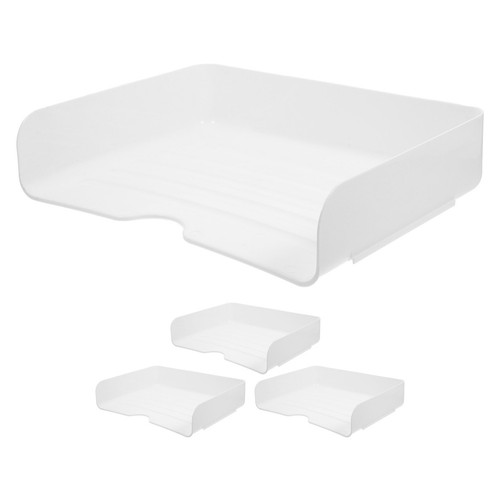 Stackable desk paper organizer - desk,
