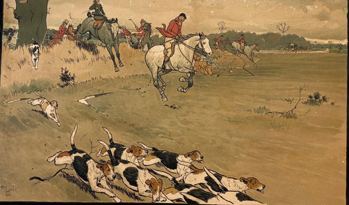 Pair cecil aldin original - pair,