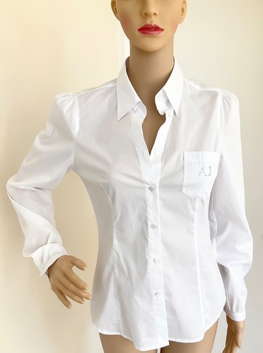 Armani jeans white blouse - armani, uk8