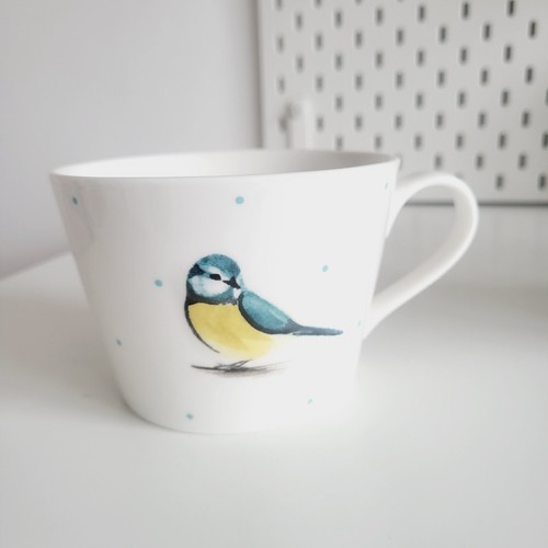 Sainsbury home blue tit bird - blue,