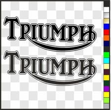 Triumph decals stickers - 2, x