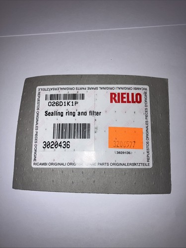 Riello pump filter o ring - riello,