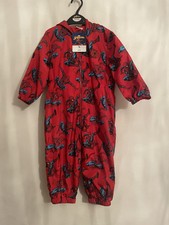 Red Spider-Man Puddlesuit Shower Resistant 2-3 Years Fleece Lined BNWT