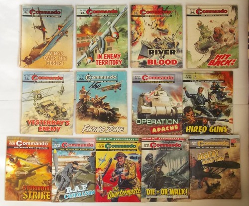 Lot 13x commando war - lot,