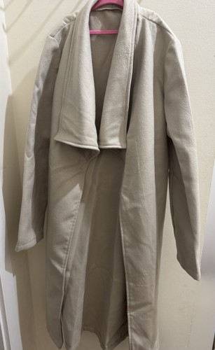 Women beige waterfall open - beige,
