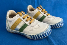 Boys Trainer Shoes White Leather  Size UK4/EU20 Bo-Bell Aragon