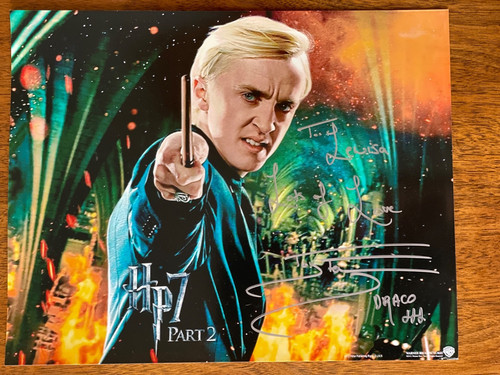 Tom felton signed draco malfoy - draco,