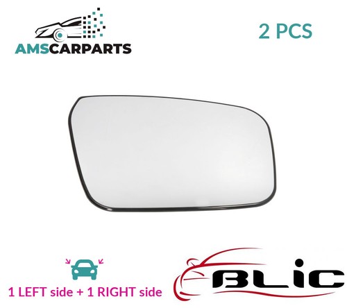 Rear view mirror glass pair - rear,