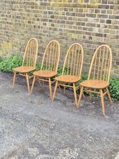 Set of 4 Vintage Ercol Windsor