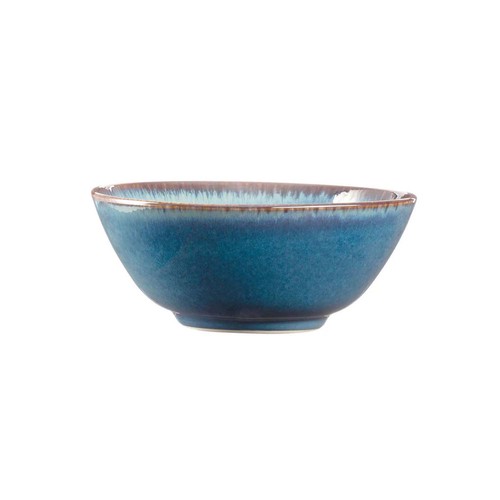 Stoneware bowl 16cm blue - 16cm,