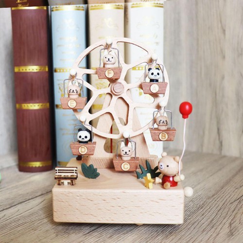 Carousel music box ornament - carousel,