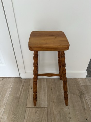 Vintage wooden bar - vintage, stool