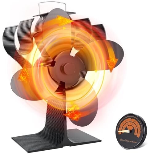 Vlocky log burner fan - vlocky,