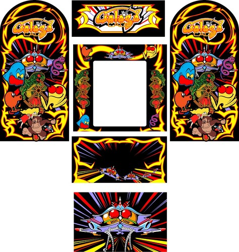 Multicade galaga arcade - arcade, side