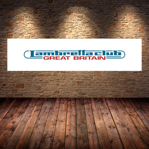 Lambretta britan banner garage - lambretta,