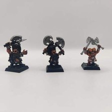 Warhammer The Old World Dwarf Giant / Troll Slayers x3 - Metal Painted AI131