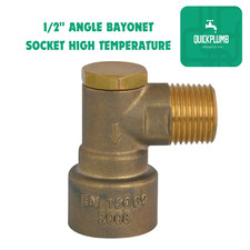 GAS BAYONET BRASS SOCKET ELBOW