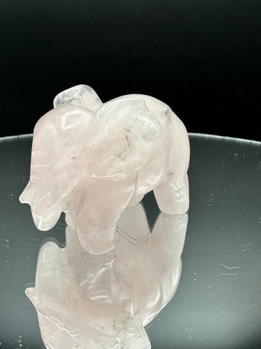 Crystal elephant rose quartz - crystal,
