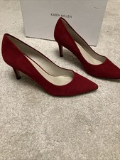 Karen Millen Women's Red Suede