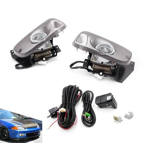 White fog light lamps complete - white,