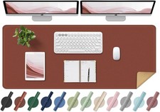 Large desk pad dual - desk, cork