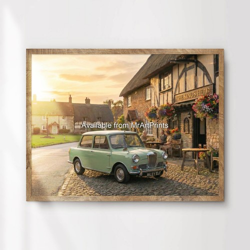 Riley elf car - car, poster
