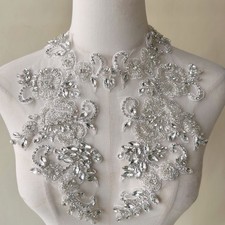 1 Pair Rhinestone Applique