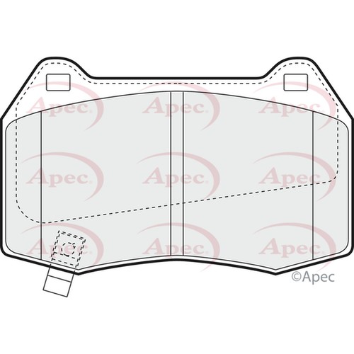 Brake pads set for nissan - pads,