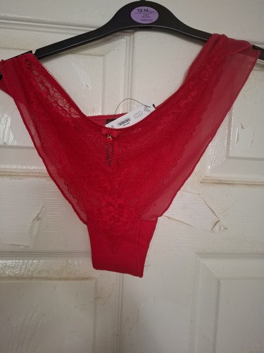Ann summers red floral - summers, &
