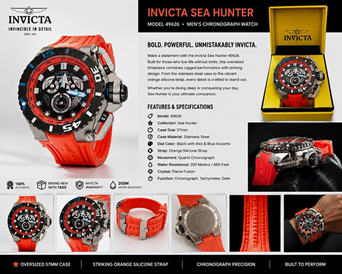 Invicta sea hunter men - invicta,