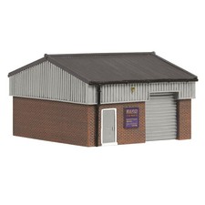 N Gauge Industrial Unit Grey