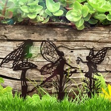 Metal Flower Fairies Ornament