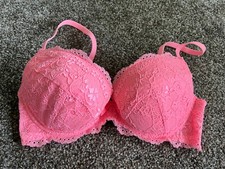 Boux Avenue Pink/Peach Full Support UnderWired Bra 32 D