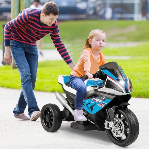 Kids ride motorcycle - kids, on