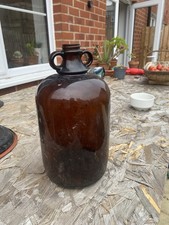 Brown 1 Gallon Demijohn X2