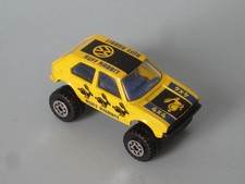 Matchbox Superfast 7 VW Golf Rompin Rabbit Volkswagen Toy Model Car 70mm Yellow