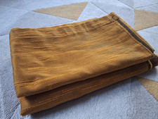 Vintage Orange Fabric Like Bark Cloth 60s 70s  approx 2m total. 