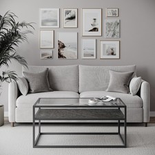 Glass Display Top Coffee Table