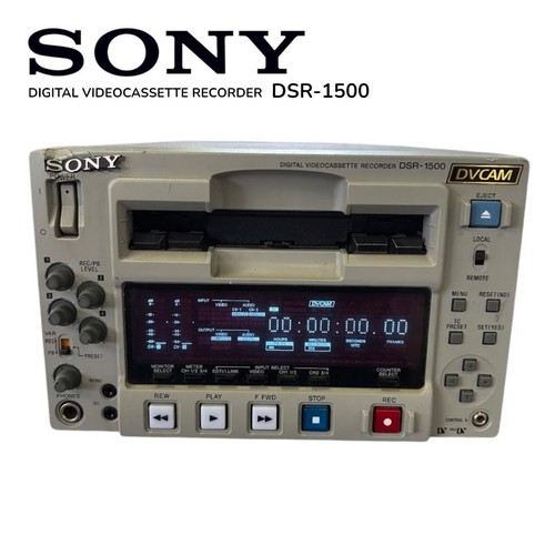 Sony dsr 1500 - sony, dsr-1500