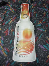 SCHNAPPER ADVERTISMENT CIDER WITH PEACH FLAVOUR SCHNAPPS BOTTLE 36 INCH