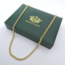 9ct gold 5mm - 5mm, belcher