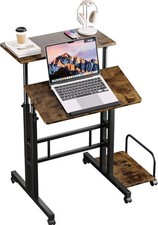 Adjustable Desk with Wheels