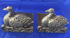 Vintage Pair of Brass Duck