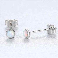 Pair Mini 925 Silver 14k Gold