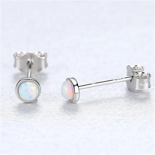 Pair mini 925 silver 14k - pair, gold
