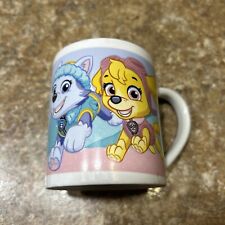 Small Paw Patrol Mug Sky & Everest characters/ pink themed 