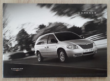 Chrysler Voyager Range Brochure 2004 - 2.4 2.5 2.8 CRD 3.3 V6 SE LX Limited XS