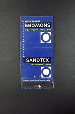 Matchbook Bryant & May Blue Circle Cement Sandtex Snowcem BK1516